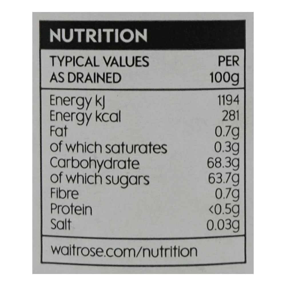 Waitrose Plump Stem Ginger In Syrup Drained 190g right side image