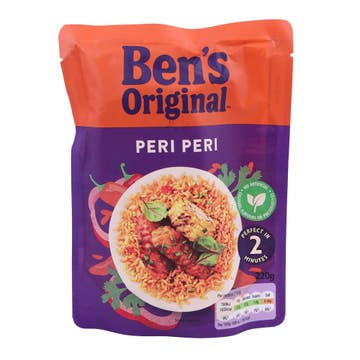 Ben's Original Peri Peri Microwave Rice 220g 
