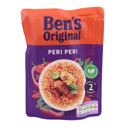 Ben's Original Peri Peri Microwave Rice 220g 