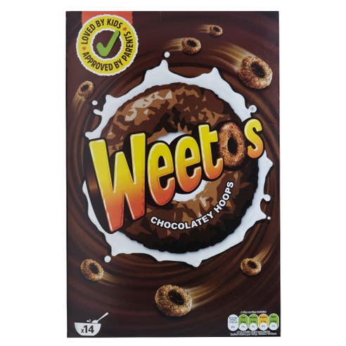 Weetos Chocolatey Hoops Cereal 420g 