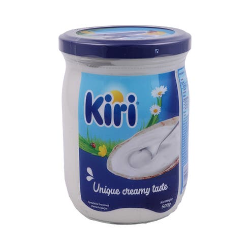 Kiri Spreadable Cream Cheese Jars 500g 