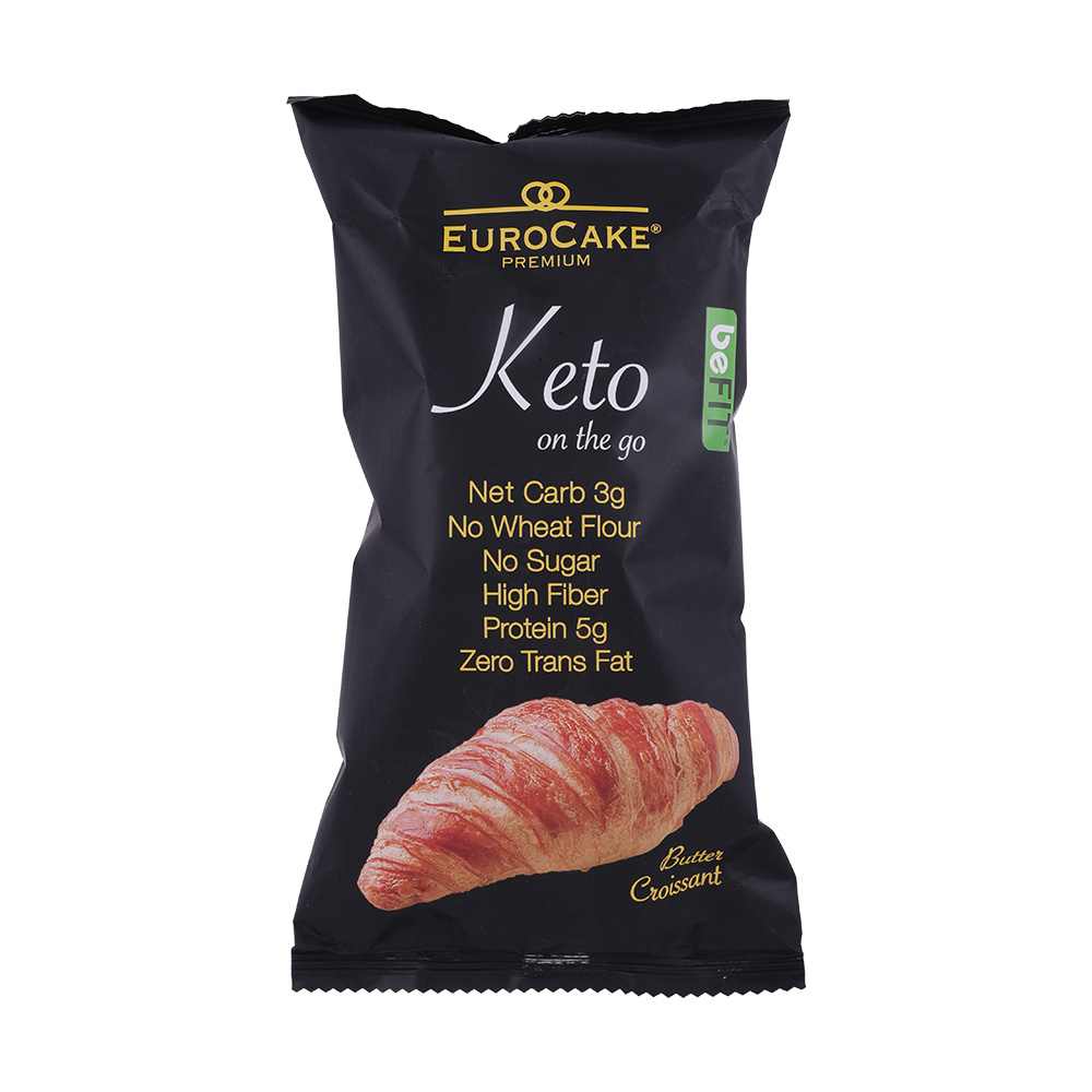 Euro Cake Keto Butter Croissant 40g 