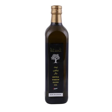 Baladna Extra Virgin Olive Oil Glass Bottle 750ml 
