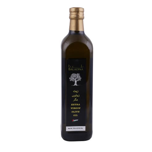 Baladna Extra Virgin Olive Oil Glass Bottle 750ml 
