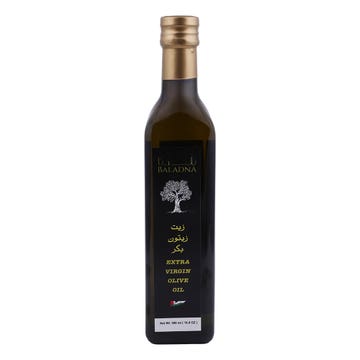 Baladna Extra Virgin Olive Oil Glass Bottle 500ml 
