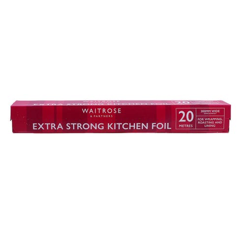 Waitrose Extra Strong Kitchen Foil 300mm x 20m 