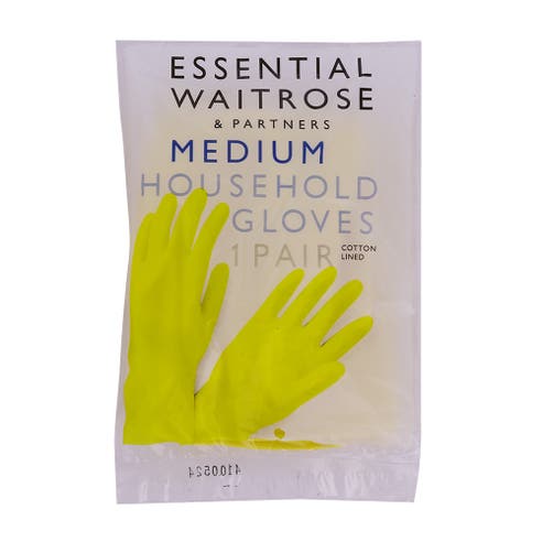 Waitrose Essential Household Gloves Medium 
