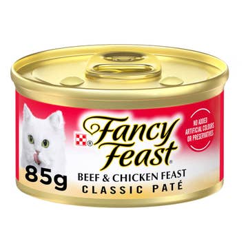 Fancy Feast Classic Beef & Chicken Cat Food 85g 