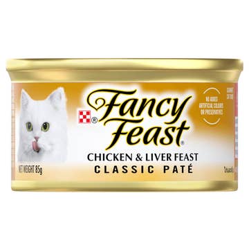 Fancy Feast Classic Chicken & Liver Cat Food 85g 