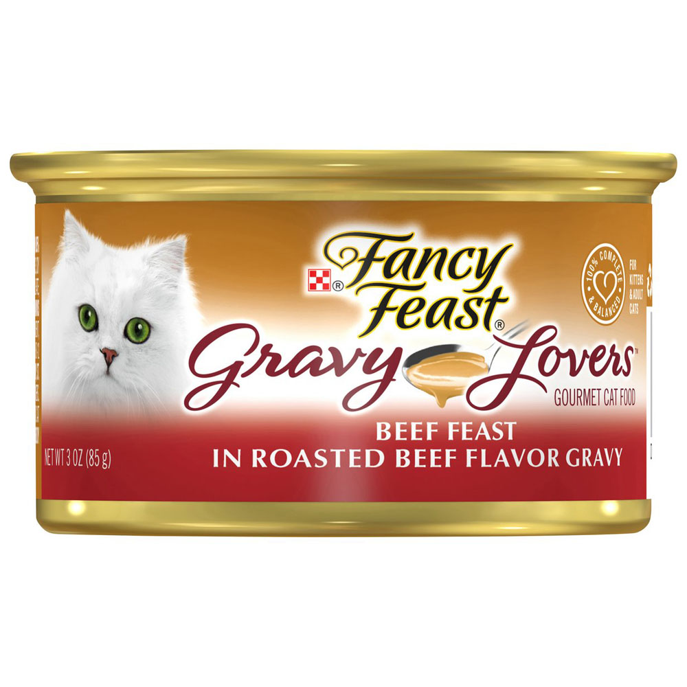 Fancy Feast Gravy Lovers Beef Cat Food 85g