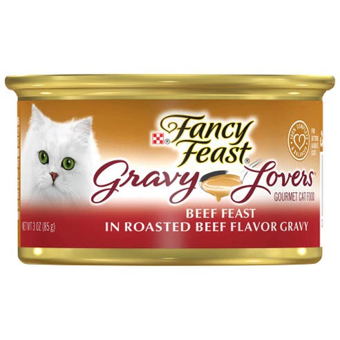 Fancy Feast Gravy Lovers Beef Cat Food 85g 