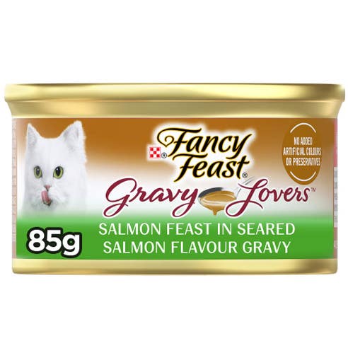 Fancy Feast Gravy Lovers Salmon Cat Food 85g 