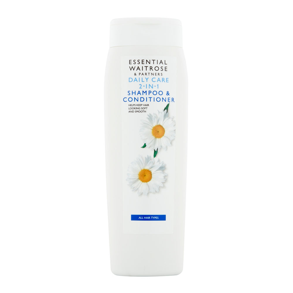 Waitrose Essential Daily Care 2 in 1 Shampoo & Conditioner 300ml