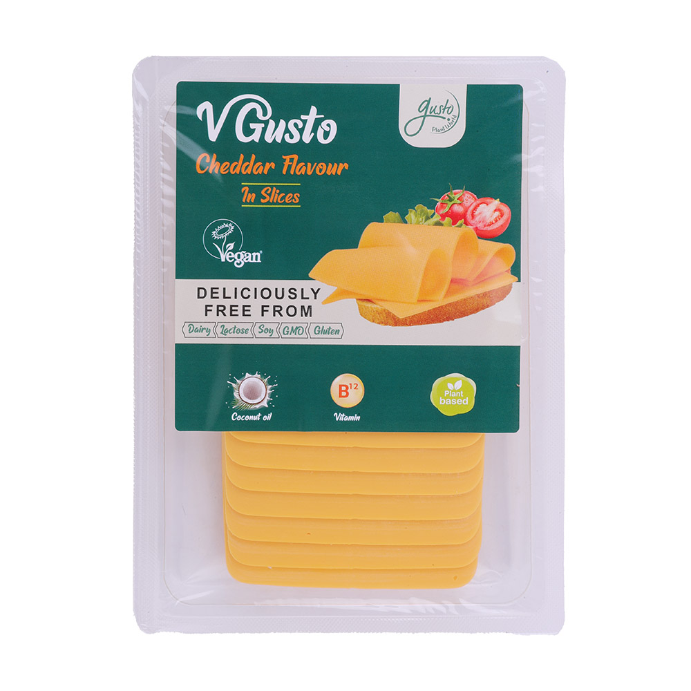 Gusto Dairy Cheddar Cheese Slices 200g
