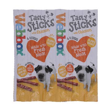 Webbox Chicken Dogs Delight Sticks 30g 