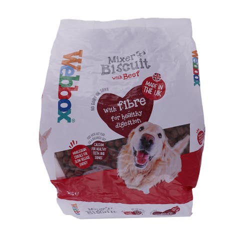 Webbox Beef Mixer Dog Biscuit 2Kg 