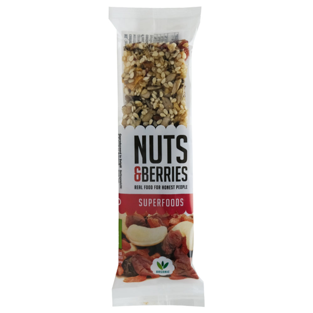 Nuts & Berries Superfoods Mix Bar 40g