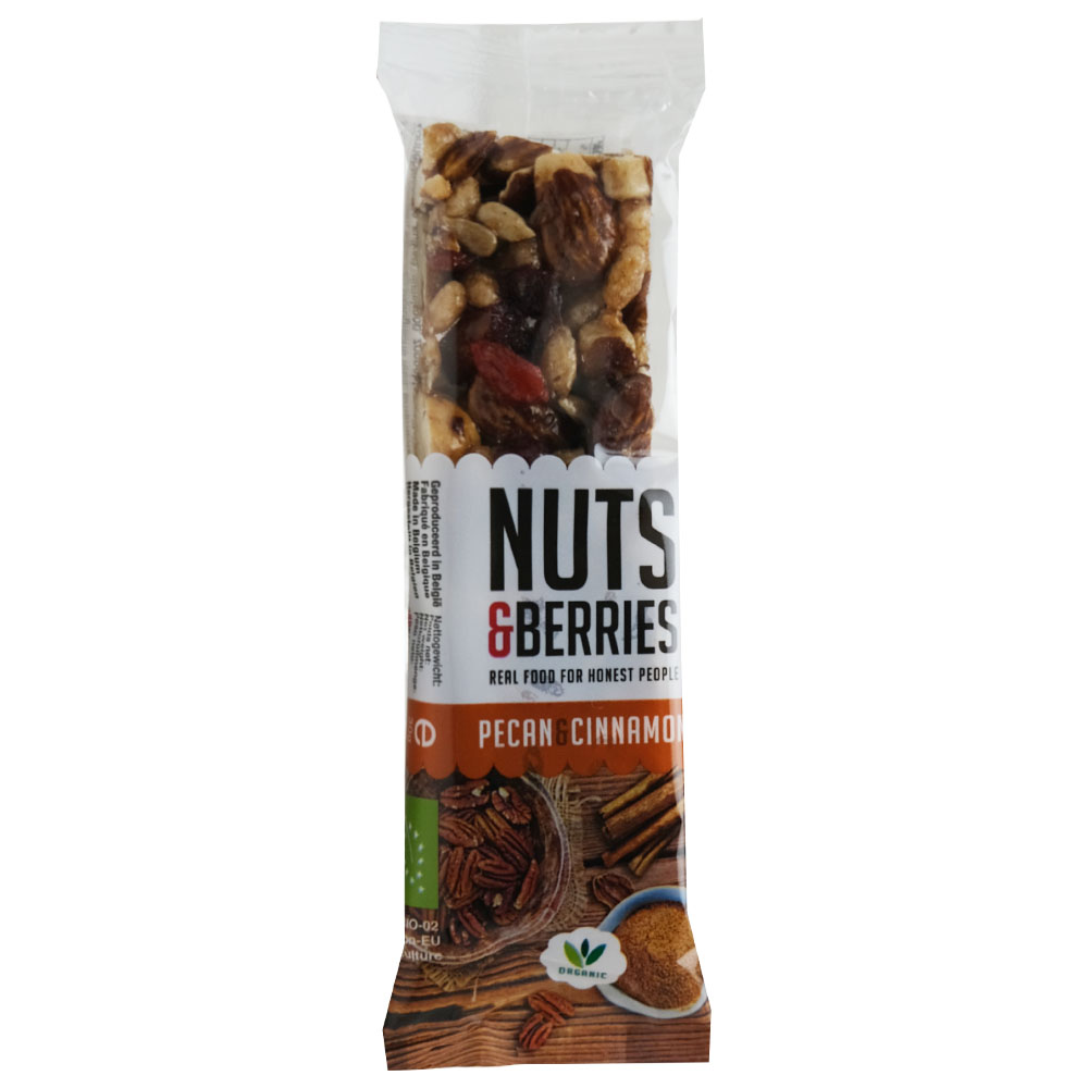 Nuts & Berries Pecan & Cinnamon Mix Bar 30g