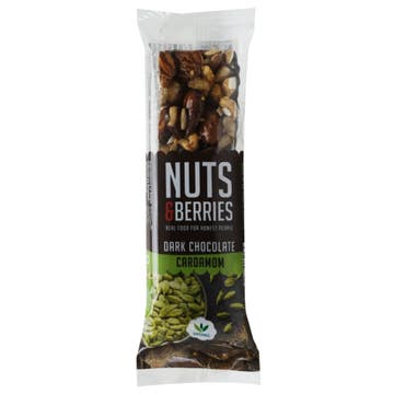 Nuts & Berries Dark Chocolate Cardamom Mix Bar 40g 