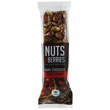 Nuts & Berries Dark Chocolate Sour Cherry Mix Bar 40g 