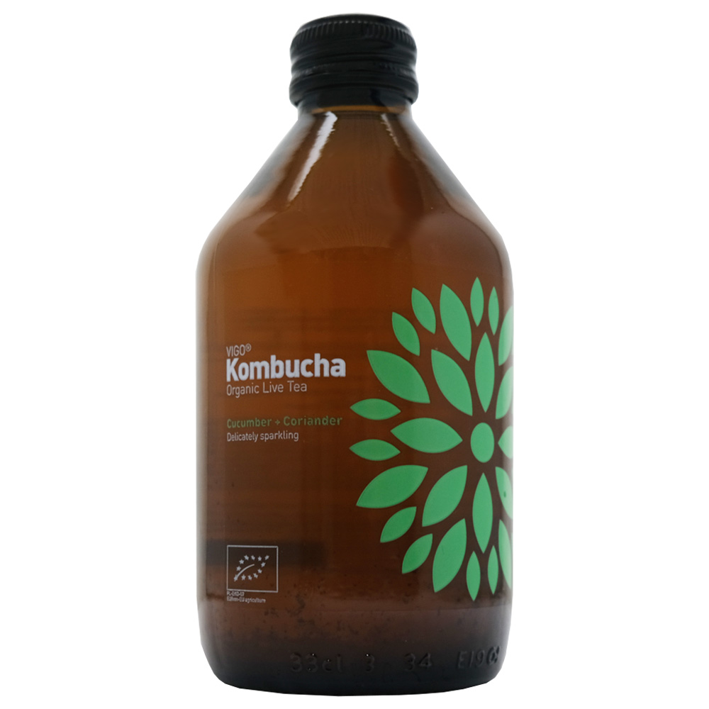 Vigo Kombucha Long Brew Cucumber Coriander Tea 330ml