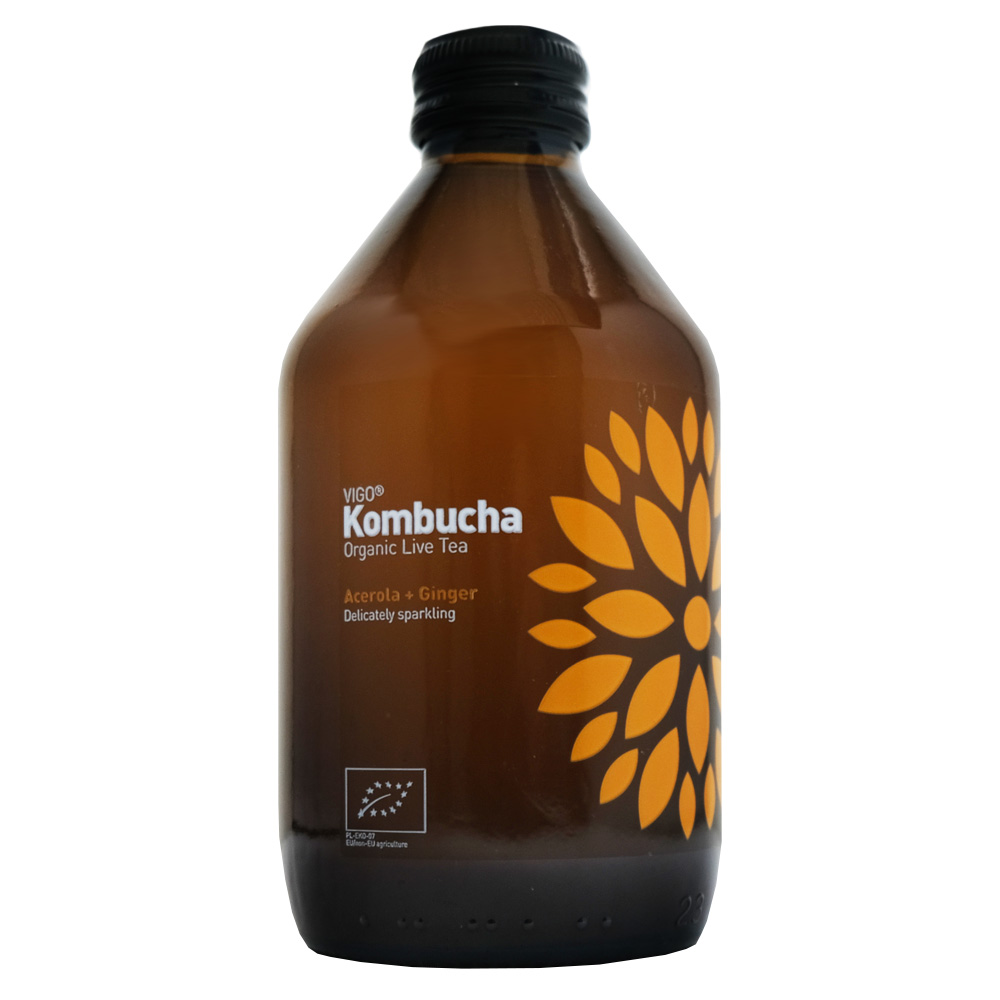 Vigo Kombucha Long Brew Acerola & ginger 330ml