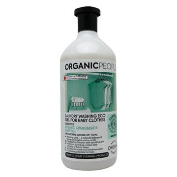 Organic People Sensitive ECO Gel for Baby Clothes Laundry Washing 1000ml 