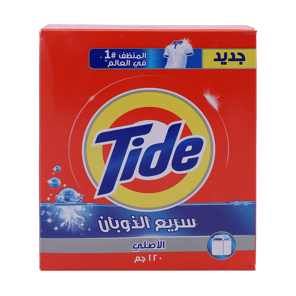 Tide Fast Action Original Detergent Powder 120g back image