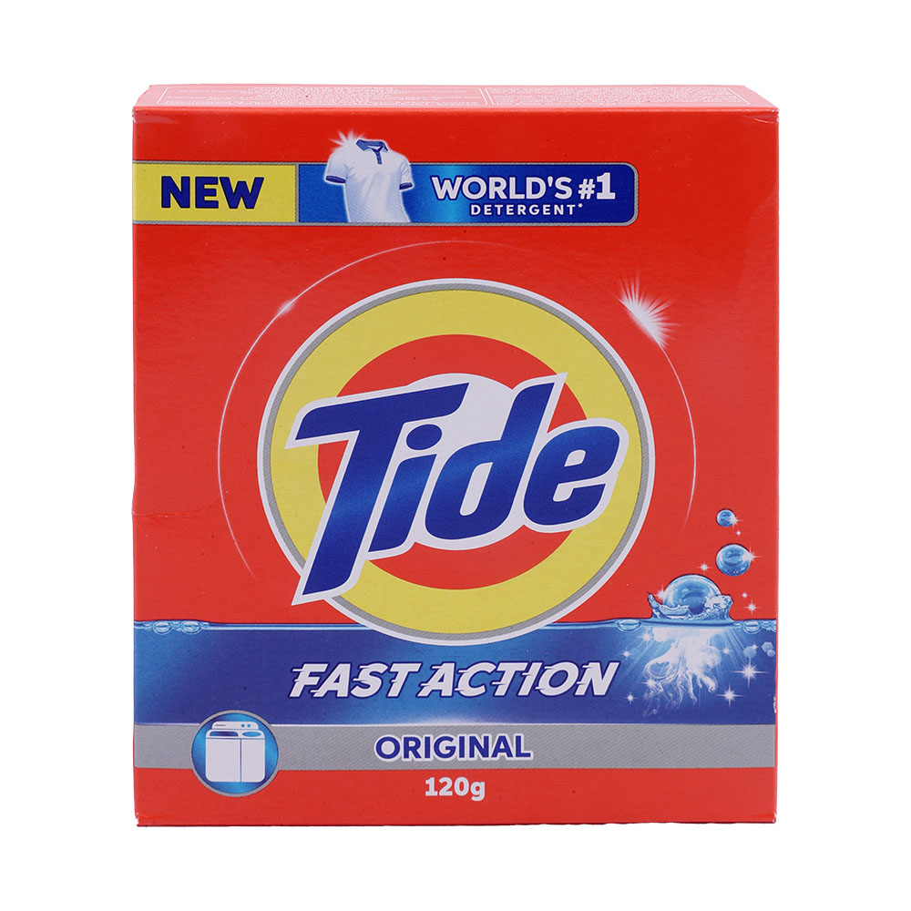 Tide Fast Action Original Detergent Powder 120g