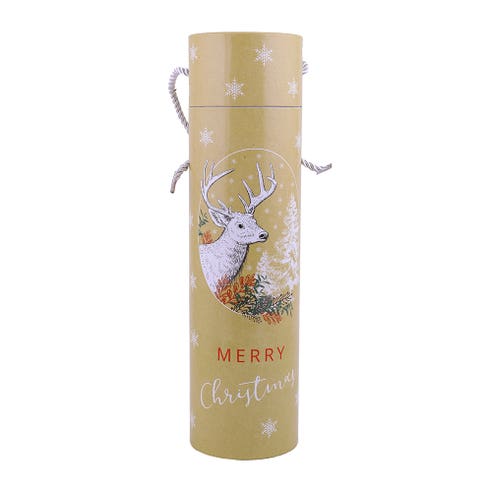 Giftmaker Xmas Bottle Tube Kraft Stage 