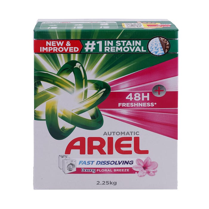 Ariel Automatic Downy Floral Breeze Stain Removal Powder 2.25Kg