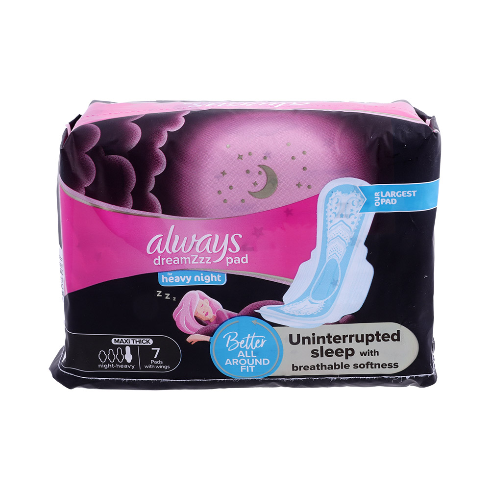 Always Dreamzzz Heavy Night Sensitive Pads 7's