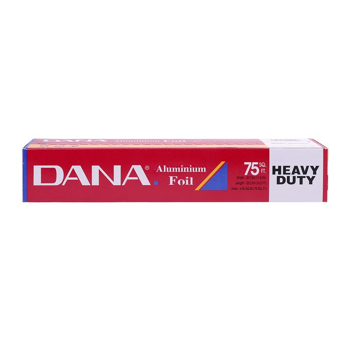 Dana Heavy Duty Aluminium Foil 30cm x 75 Sq Ft