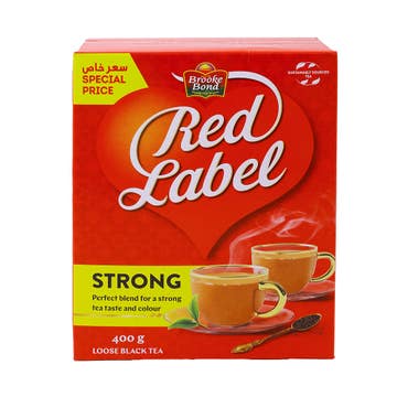 Brooke Bonds Red Label Loose Black Tea Powder 400g [Special Offer] 