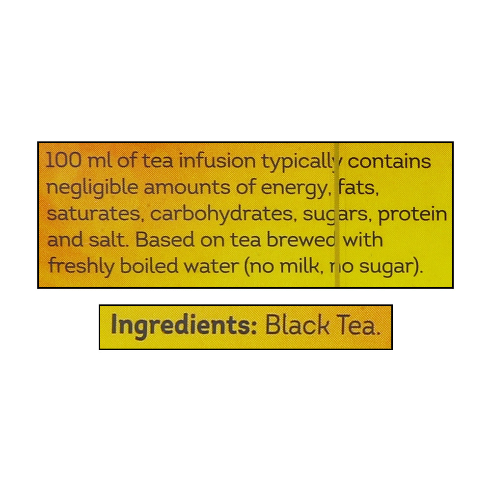 Lipton Yellow Label Tea Bags 100's right side image