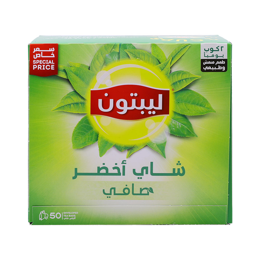 Lipton Pure Green Tea 50's 1.5g [Special Offer] back image