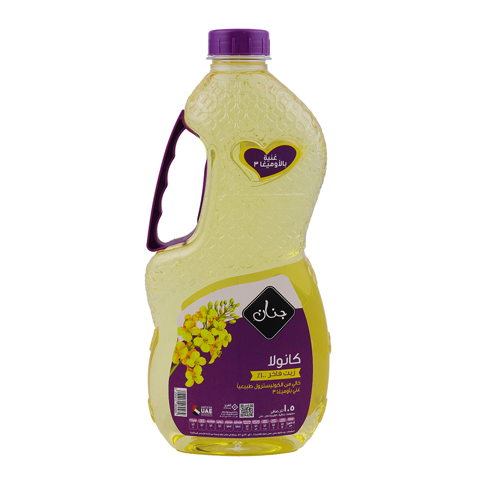 Jenan Canola Oil 1.5L back image