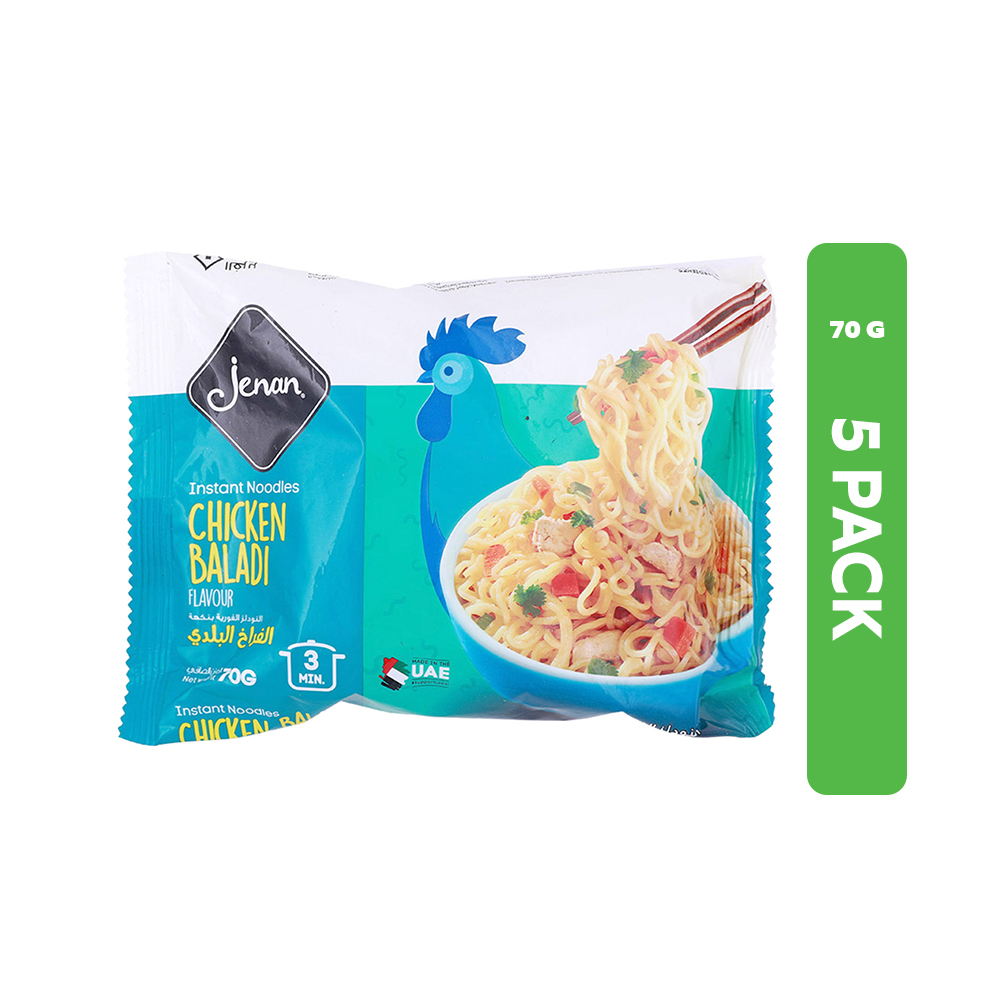 Jenan Chicken Baladi Noodles 5x70g