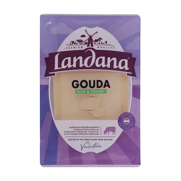 Landana Gouda Mild & Creamy Slices Cheese 150g
