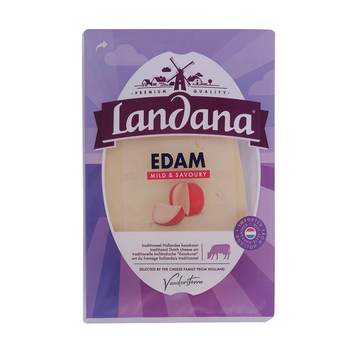 Landana Edam Mild & Savoury Slices Cheese 150g