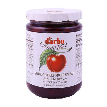 Darbo Sour Cherry Fruit Spread 454g 