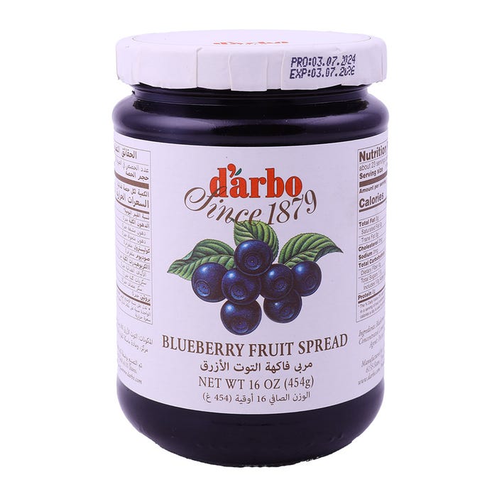 Darbo Blueberry Fruit Spread 454g