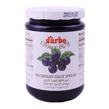 Darbo Blueberry Fruit Spread 454g 
