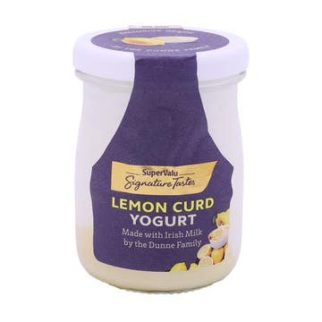 SuperValu Lemon Curd Yogurt Jar 140g 
