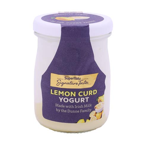 SuperValu Lemon Curd Yogurt Jar 140g 