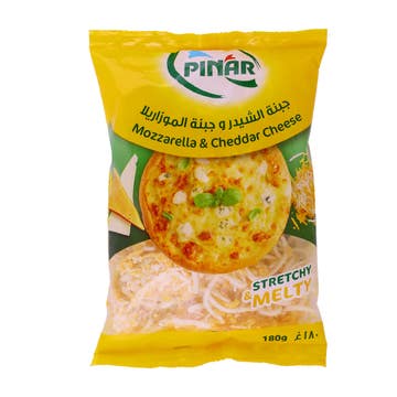 Pinar Mozzarella & Cheddar Cheese 180g 