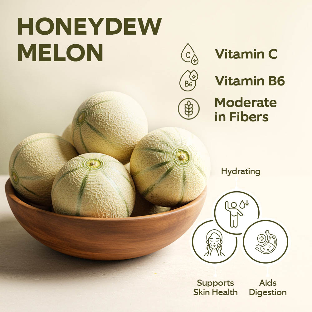 Hermes Melons Honeydew [Per Kg] - Bahrain Alosraonline store