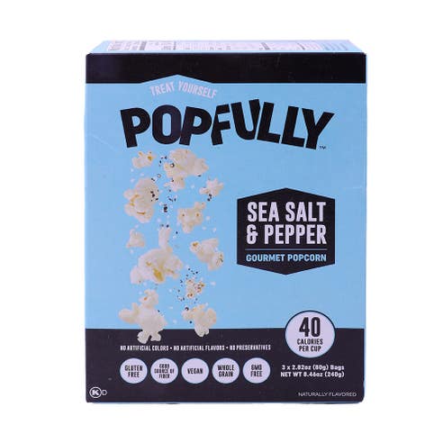 Popfully Sea Salt & Pepper Popcorn 240g 