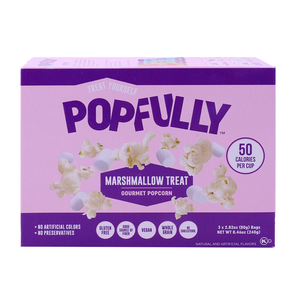 Popfully Marshmallow Treat Popcorn 240g back image