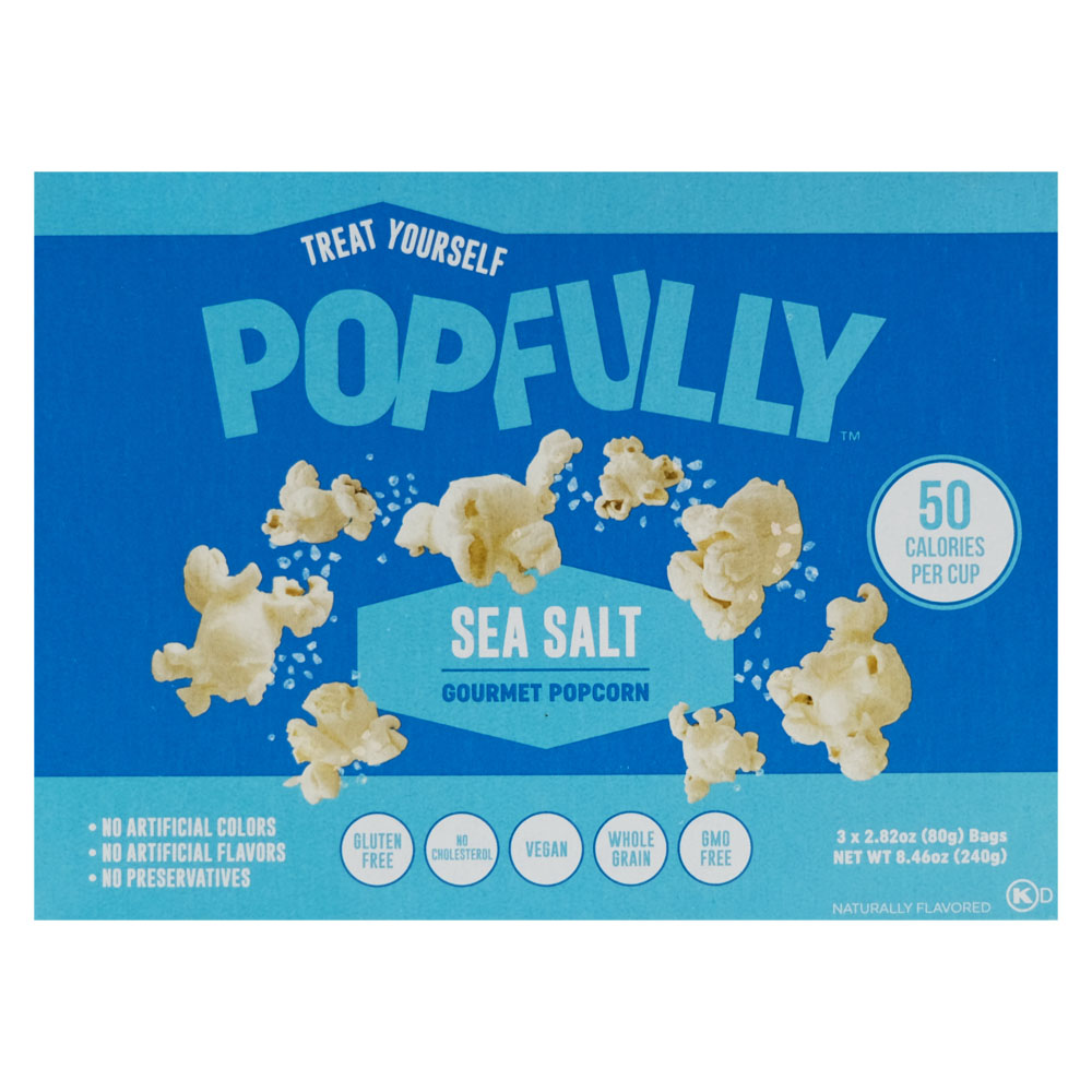 Popfully Sea Salt Gourmet Popcorn 240g